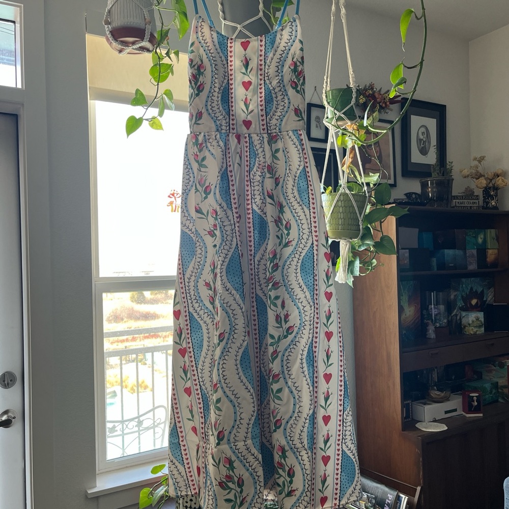 Colorful Patterned  Dress